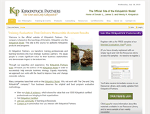 Tablet Screenshot of kirkpatrickpartners.com